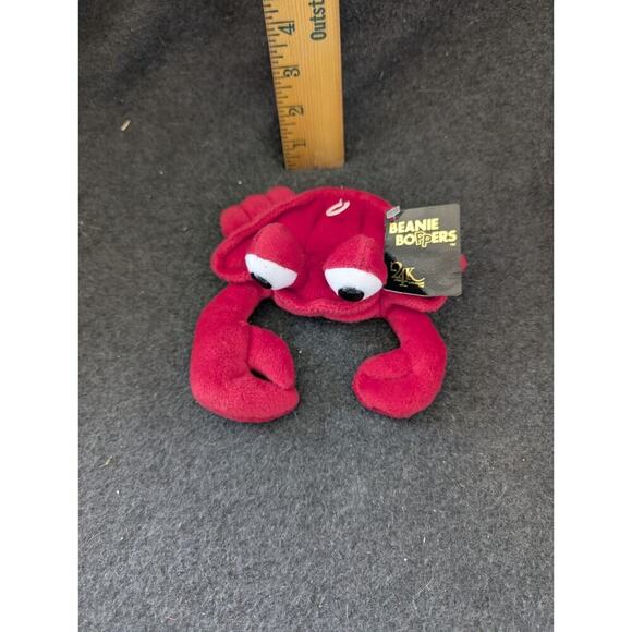 24K BEANIE BOPPERS "CRUSTY THE CRAB" 1997 PLUSH SPECIAL EFFECTS STUFFED ANIMAL - Picture 1 of 7